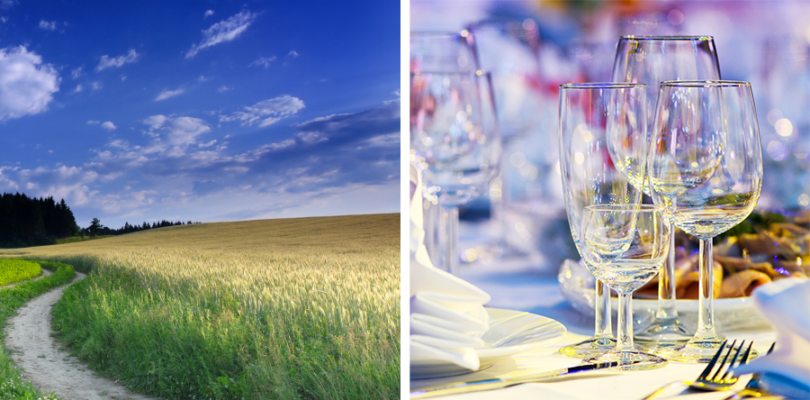Traiteur à Namur au Clos de la Charlerie à Bois-De-Villers (Profondeville). Le traiteur Yves Binamé, entre l'authenticité des produits et un savoir-faire pratiqué avec passion. Spécialité du Cochon de lait à la broche (Bois-de-Villers - Namur - Wallonie - Belgique)